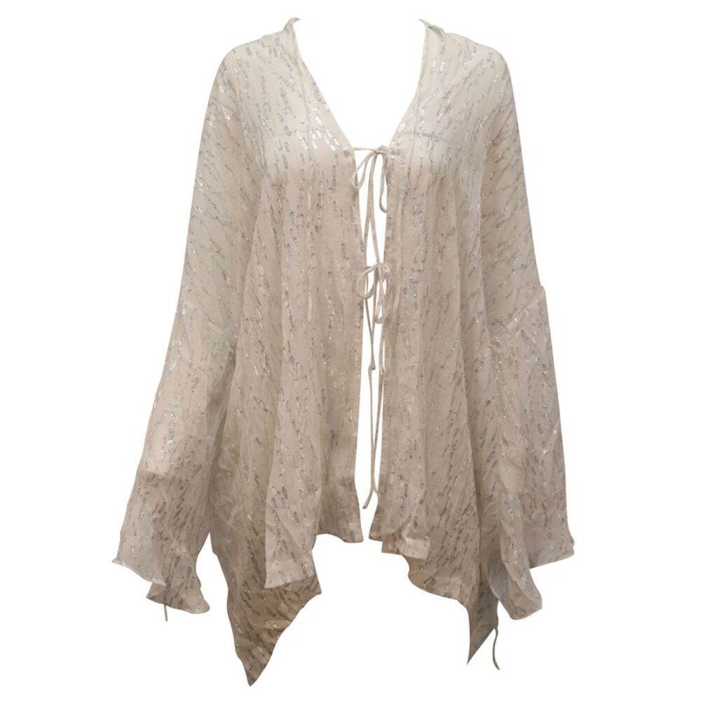 Iro Fuchsia Maisie Top in White Silk